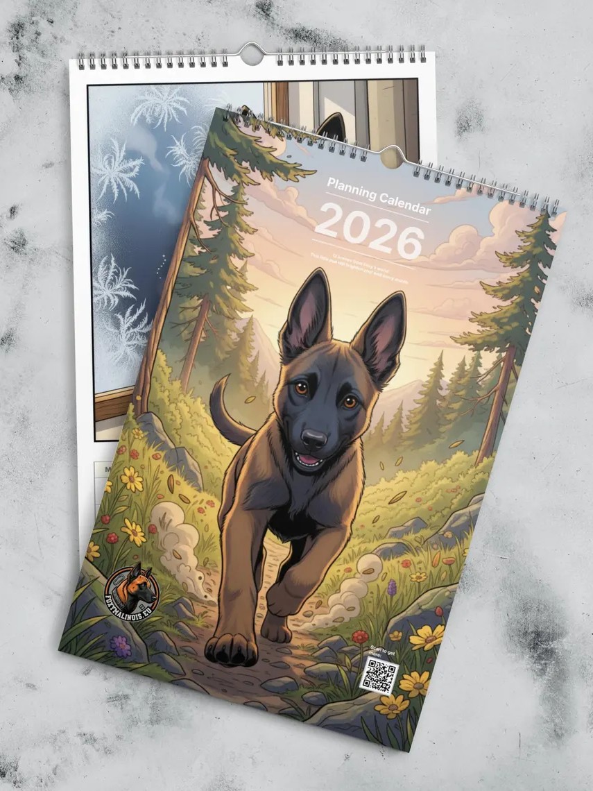 Komiksový kalendář Malinois 2026, Roční období