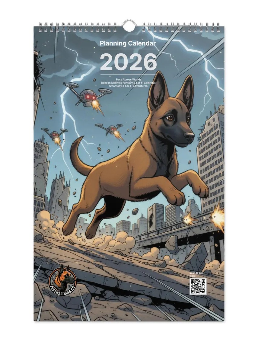 Komiksový kalendář Malinois 2026, Sci-Fi & Fantasy
