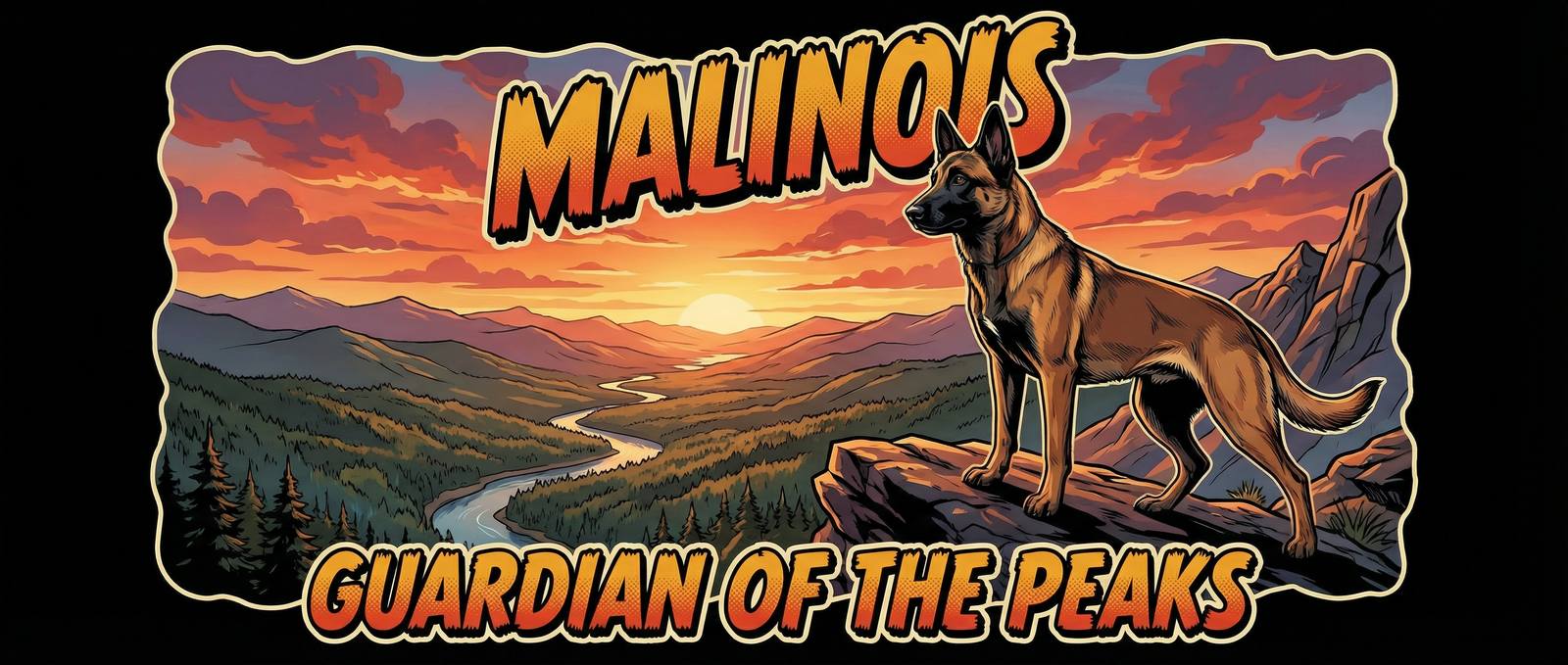 Foxy Malinois Studio – hero ilustrace 4